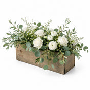 Wood Planter Box 11.75"x4"x4" Natural Brown - thumbnail number 2
