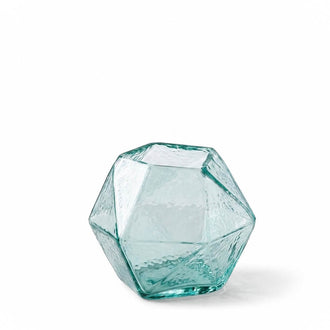 Geo Glass Bud Vase 6.5"
