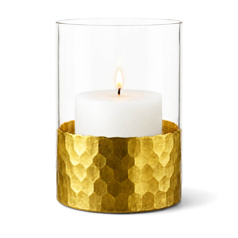 Elsa Vase & Candle Holder 6" with Gold-Dipped Finish - thumbnail number 3