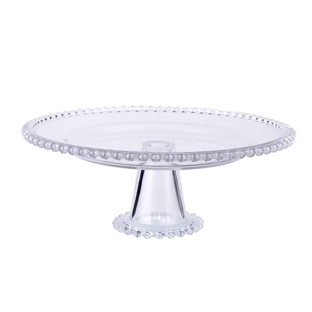 Mangata Luxury Mirror Crystal Cake Platter - The Decor Circle