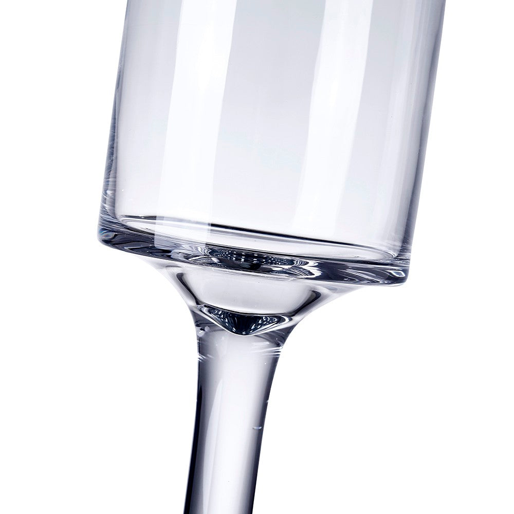 Cylinder Pedestal Vase 24" Thick Glass