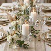 8in Hurricane Vase & Candle Holder - thumbnail number 4