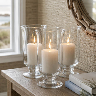 8in Hurricane Vase & Candle Holder - thumbnail number 6