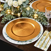 Richland Beaded Charger Plate 13" Gold Set of 48 - thumbnail number 3