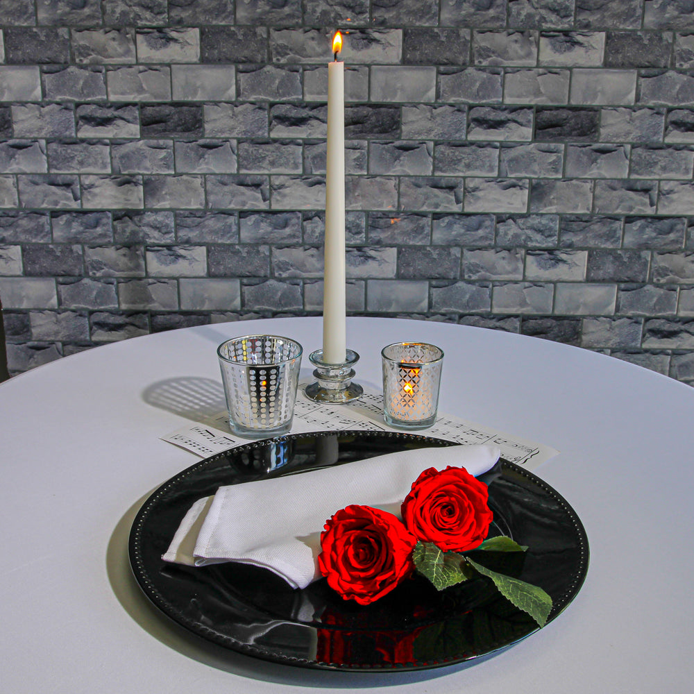 Richland Beaded Charger Plate 13" Black