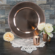 Richland Beaded Charger Plate 13" Rose Gold - thumbnail number 2