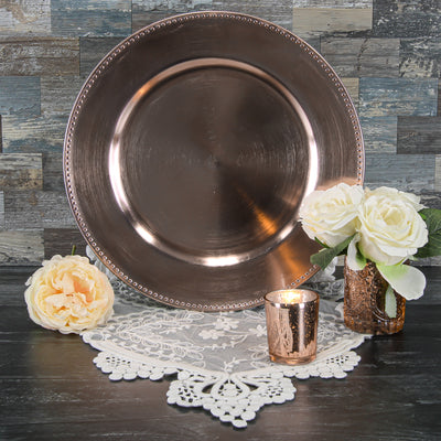 Richland Beaded Charger Plate 13" Rose Gold - thumbnail number 2