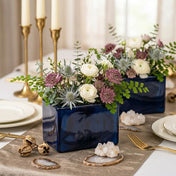 Richland Marlee Square Vase Navy Blue - thumbnail number 5