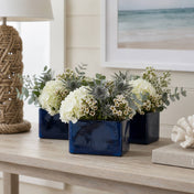 Richland Marlee Square Vase Navy Blue - thumbnail number 6