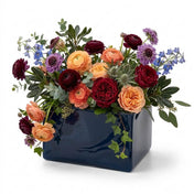 Richland Marlee Square Vase Navy Blue - thumbnail number 2