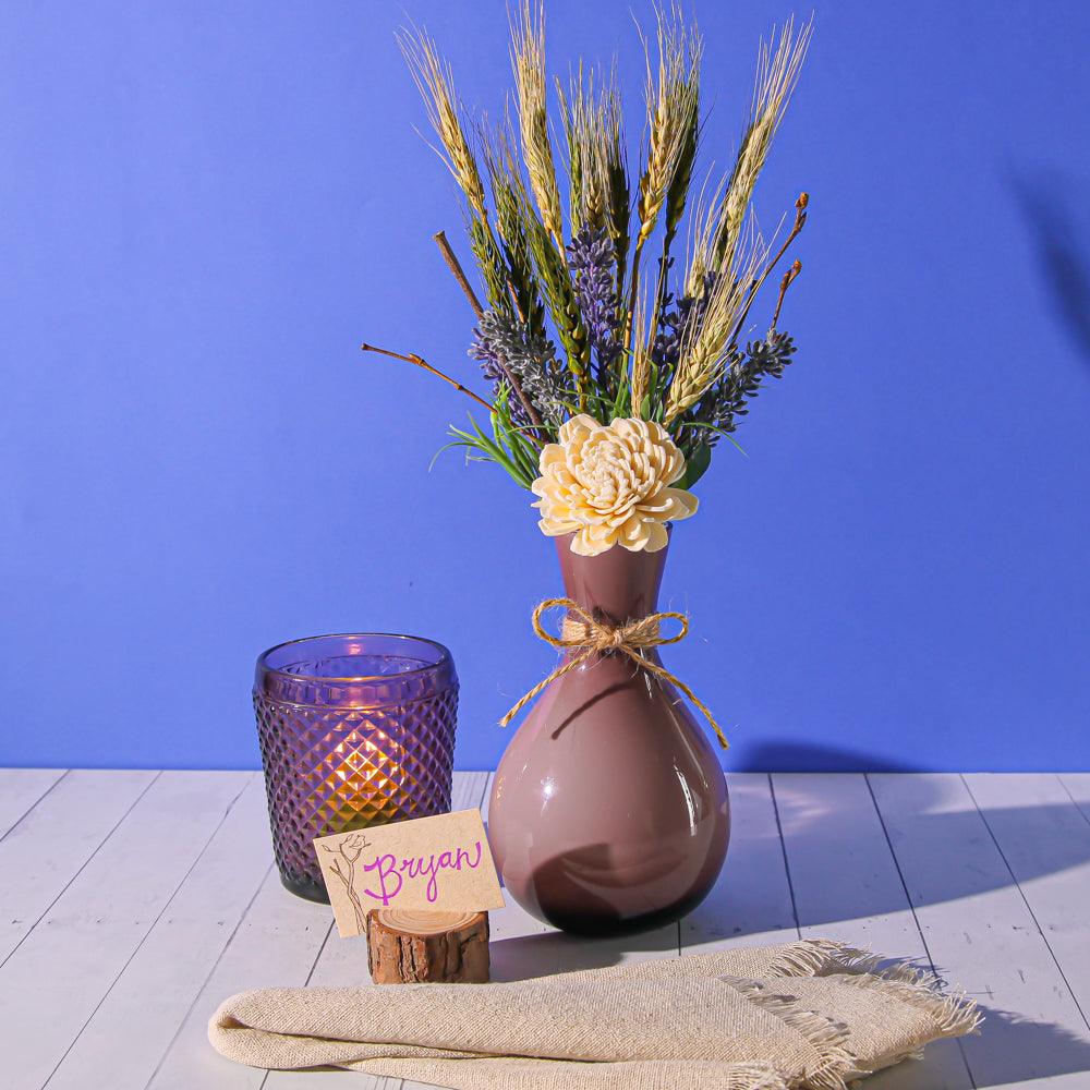 Richland Emry Vase Mauve