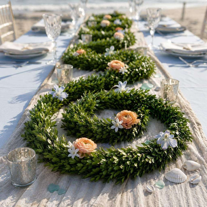 Richland Preserved Boxwood Garland 70" - thumbnail number 3