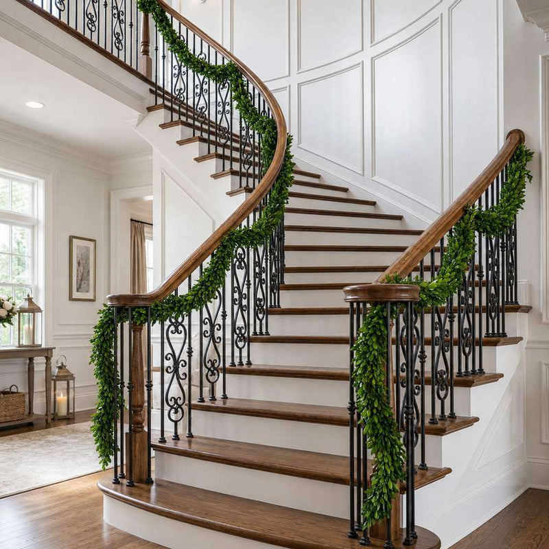 Richland Preserved Boxwood Garland 70" - thumbnail number 7
