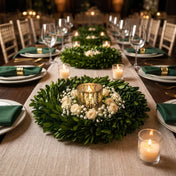 Richland Preserved Boxwood Wreath 8” - thumbnail number 2