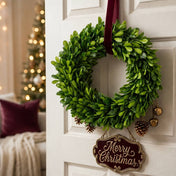 Richland Preserved Boxwood Wreath 8” - thumbnail number 6