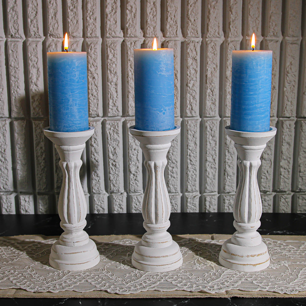 Granule (White Powder) Candles in Vase - Set of 3 — Gold Coast Pop Up  Weddings