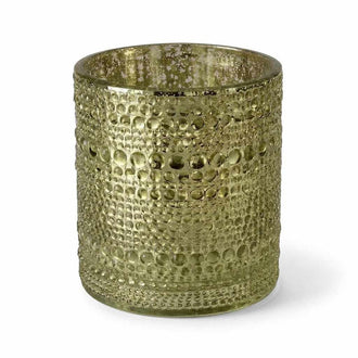 Richland Mercury Candle Holder Pearly Metallic Gold Large Set of 6