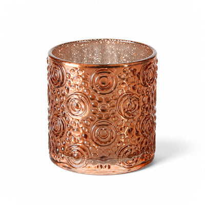 Richland Mercury Candle Holder Nadine Rose Gold Small Set of 6