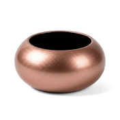 A single rounded 2.3-inch rose gold napkin ring - thumbnail number 1
