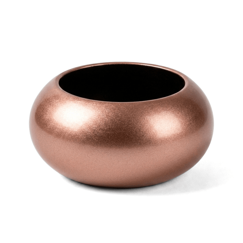 A single rounded 2.3-inch rose gold napkin ring - thumbnail number 1