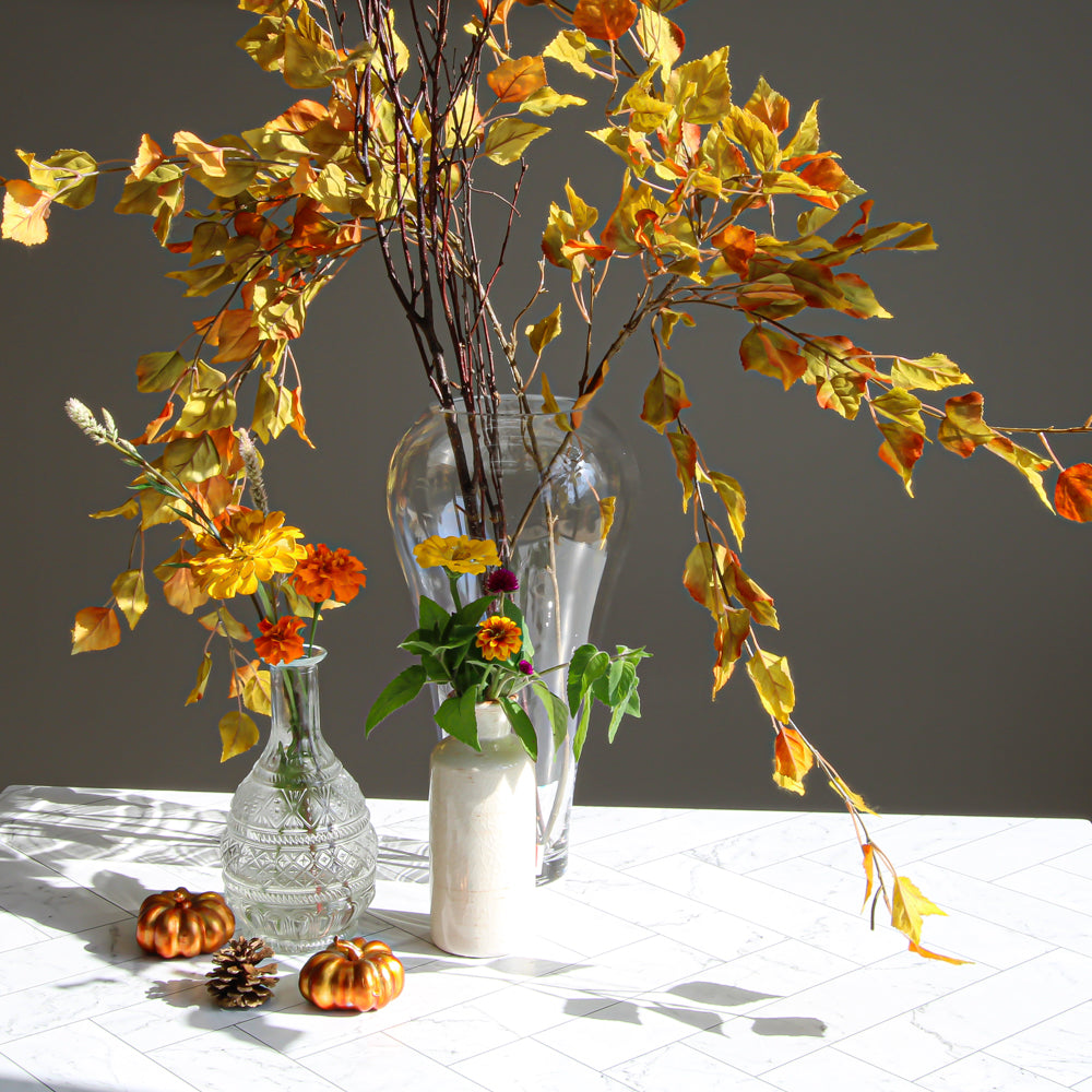 Richland Farmhouse White Ceramic Vase