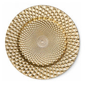 Richland 13" Gold Art Deco Charger Plate Set of 12 - thumbnail number 1