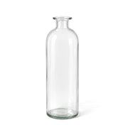8-inch clear apothecary glass bottle on a white backdrop - thumbnail number 1