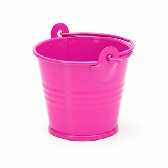 Richland 2" Iron Favor Bucket, Fuchsia Set of 25