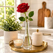 Richland Clear Round Teardrop Bud Vase 7” Set of 48 - thumbnail number 8