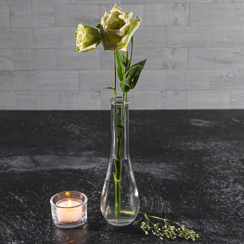 Richland Clear Round Teardrop Bud Vase 7" - thumbnail number 2