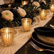 Richland Gold Stripe Glass Holder - Small Set of 12 - thumbnail number 6