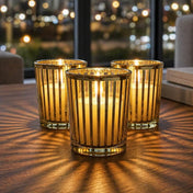 Richland Gold Stripe Glass Holder - Small Set of 12 - thumbnail number 8