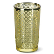 Richland Gold Lattice Glass Holder - Large Set of 12 - thumbnail number 1