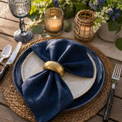 Richland Napkin Ring 2.3" Gold Set of 12 - thumbnail number 9
