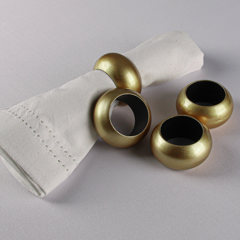 Richland Napkin Ring 2.3" Gold - thumbnail number 3