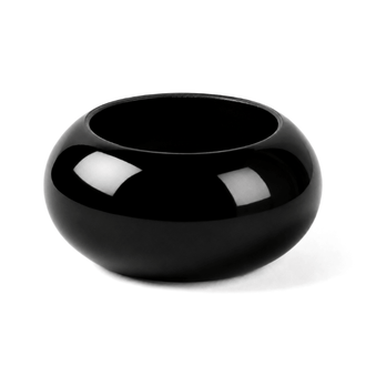 Richland Napkin Ring 2.3" Black Set of 4
