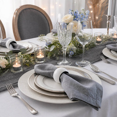 Richland Napkin Ring 2.3" White Set of 48 - thumbnail number 8