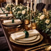 Richland Napkin Ring 2.3" Forest Green Set of 12 - thumbnail number 7