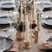 Richland Athena Taper Candle Holder Rose Gold Set of 12 - thumbnail number 6