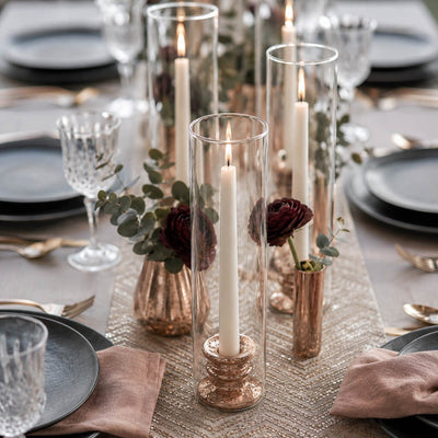 Richland Athena Taper Candle Holder Rose Gold Set of 12 - thumbnail number 6