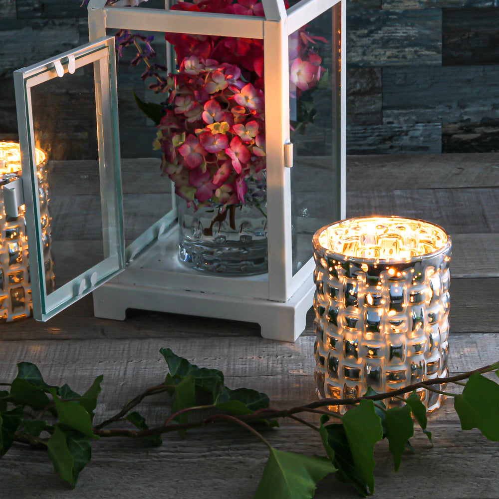 Richland Mosaic White Vase