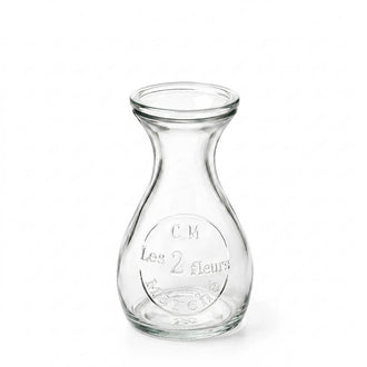 Richland Glass Bud Vase Clear Teardrop Set of 12