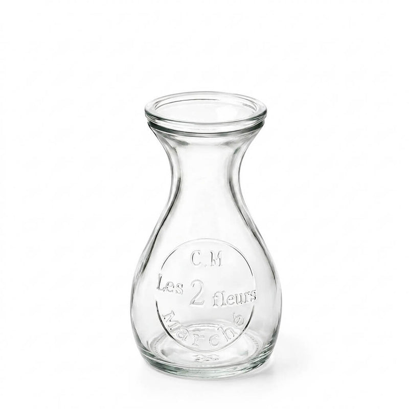 Clear Teardrop Glass Bud Vase - thumbnail number 1