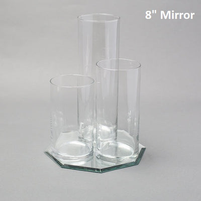 Eastland Octagon Mirror and Cylinder Vase Centerpiece Set of 48 - thumbnail number 3