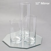 Eastland Octagon Mirror and Cylinder Vase Centerpiece Set of 48 - thumbnail number 4