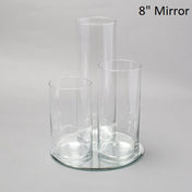 Eastland Round Mirror and Cylinder Vase Centerpiece Set of 48 - thumbnail number 4