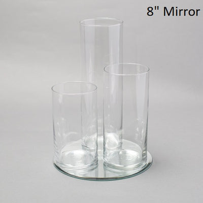 Eastland Round Mirror and Cylinder Vase Centerpiece Set of 48 - thumbnail number 4
