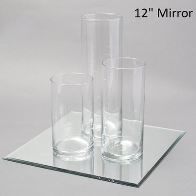 Eastland Square Mirrors and Cylinder Vases Centerpiece Set of 48 - thumbnail number 2