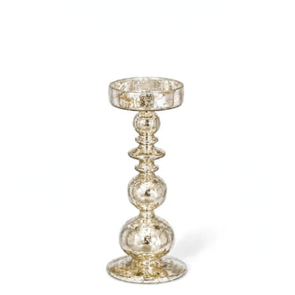 Richland Pillar Holder Unique Mercury Bubble - 11"