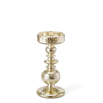 Richland Pillar Holder Unique Mercury Bubble - 8.5"